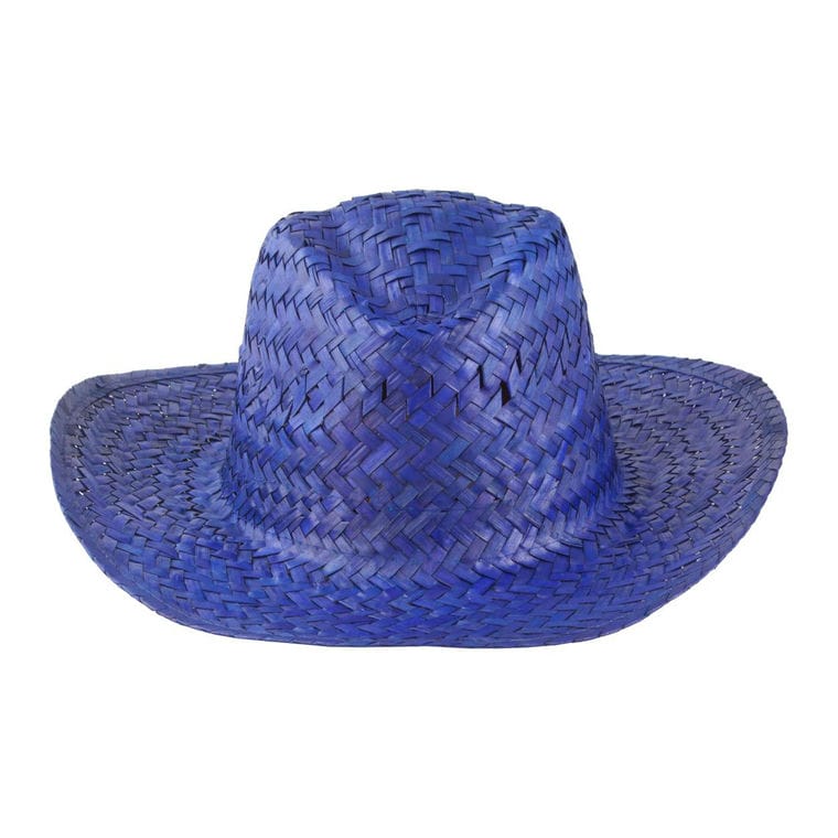 Pălărie paie Splash albastru