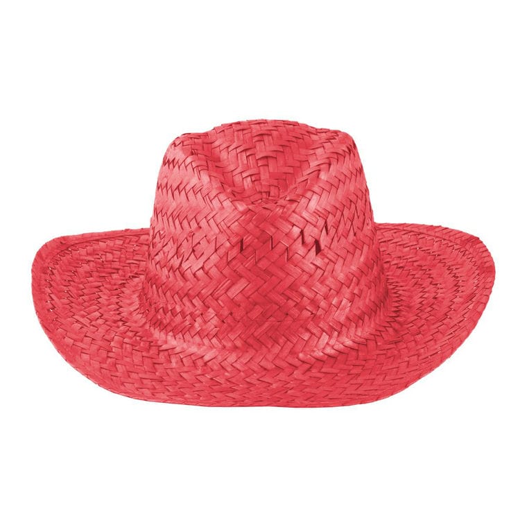 Pălărie paie Splash roșu