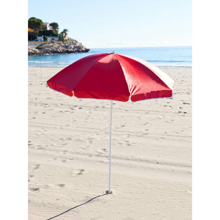 Umbrelă de plajă Kuramo roșu alb