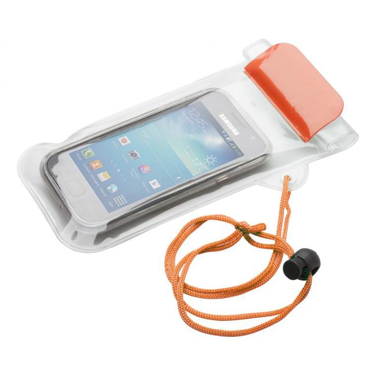 Recipient impermeabil Wapro portocaliu transparent