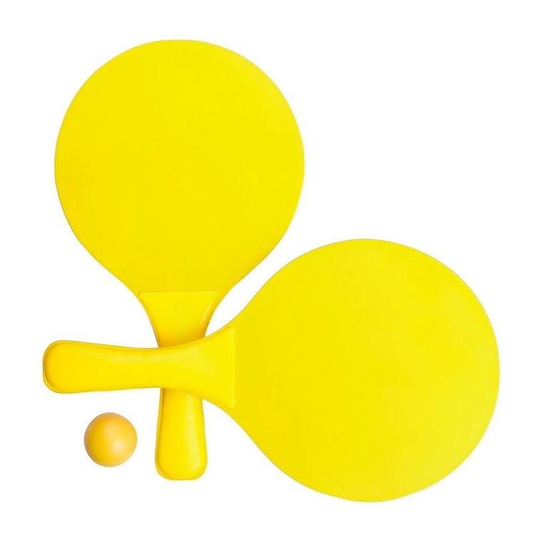 Set tenis de plajă Faluk galben
