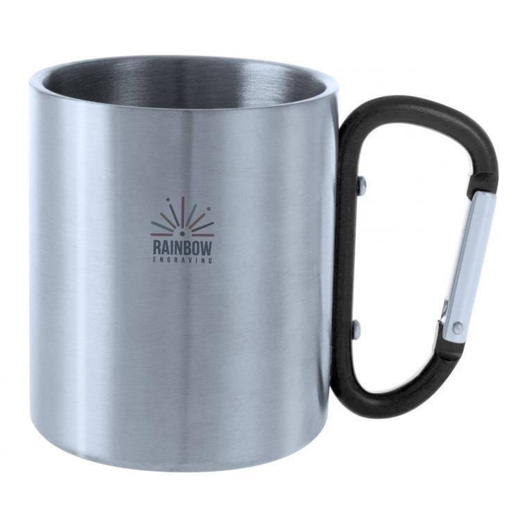 Cană din oțel inoxidabil Cadisha negru argintiu