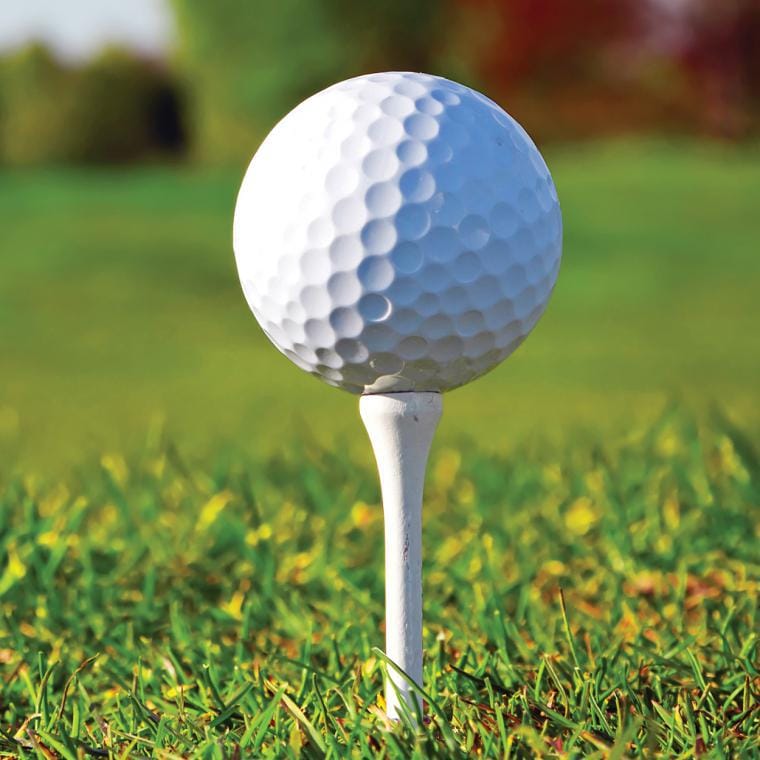 Minge de golf Nessa alb