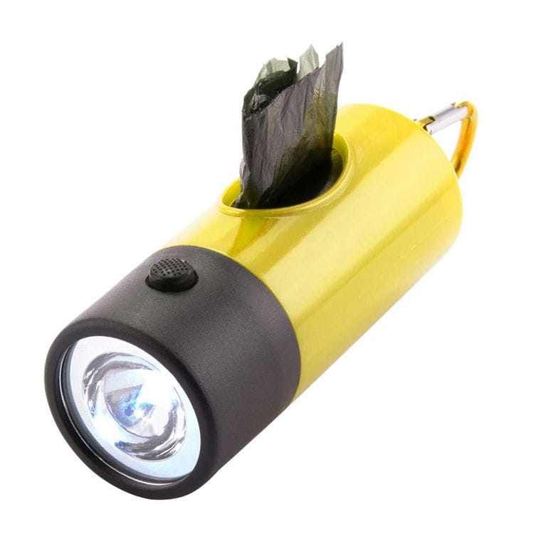 Suport pentru saci de gunoi Muller galben