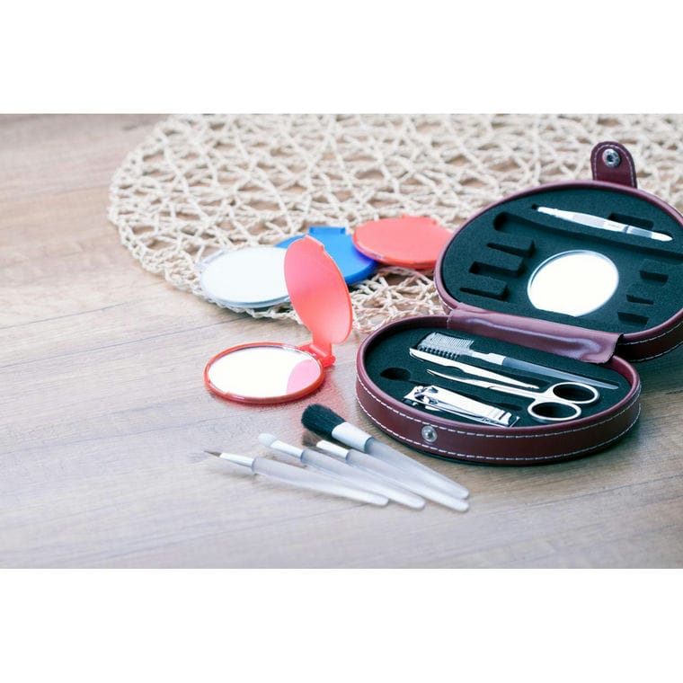 Oglindă Thiny roșu alb