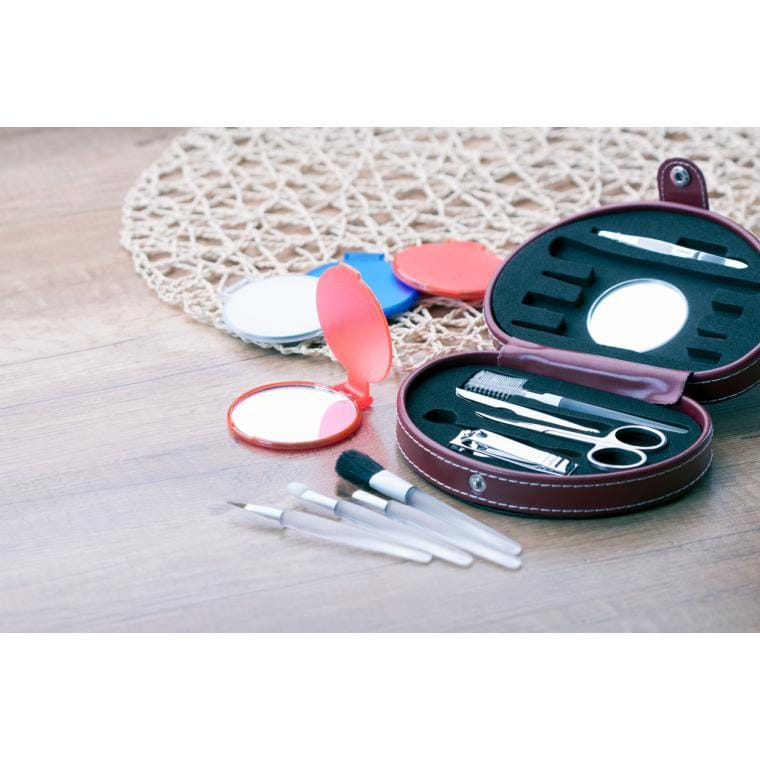 Oglindă Thiny roșu alb