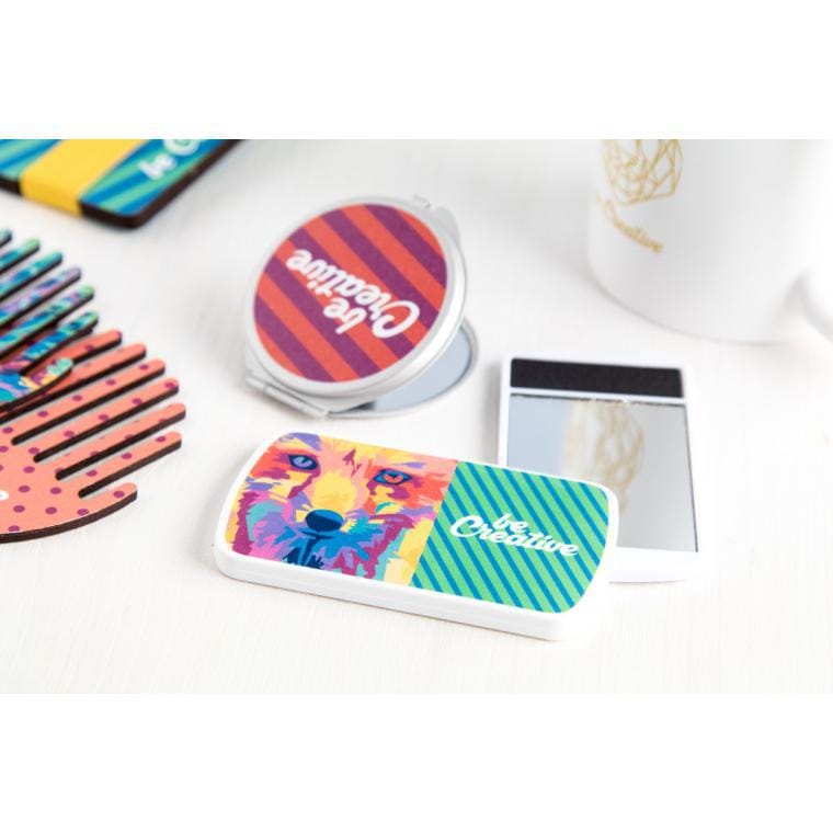 Oglindă de buzunar Gill argintiu