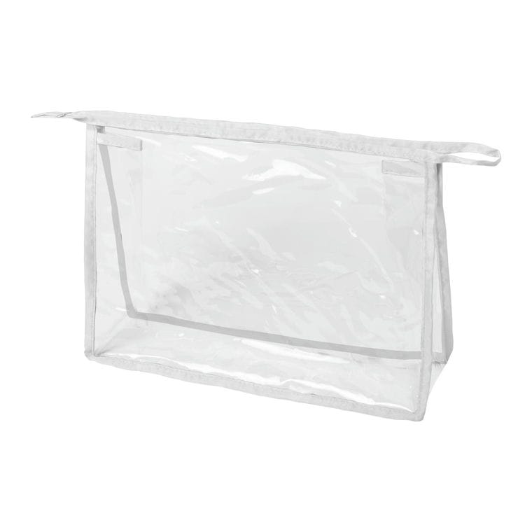 Geantă cosmetice Losut transparent alb