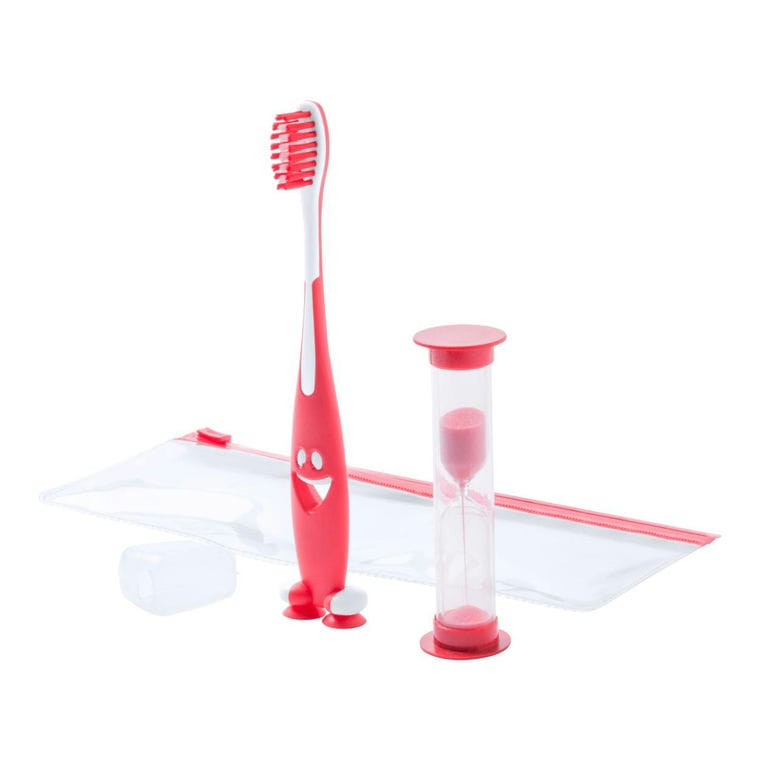 Set periuță de dinți Toothie Roșu