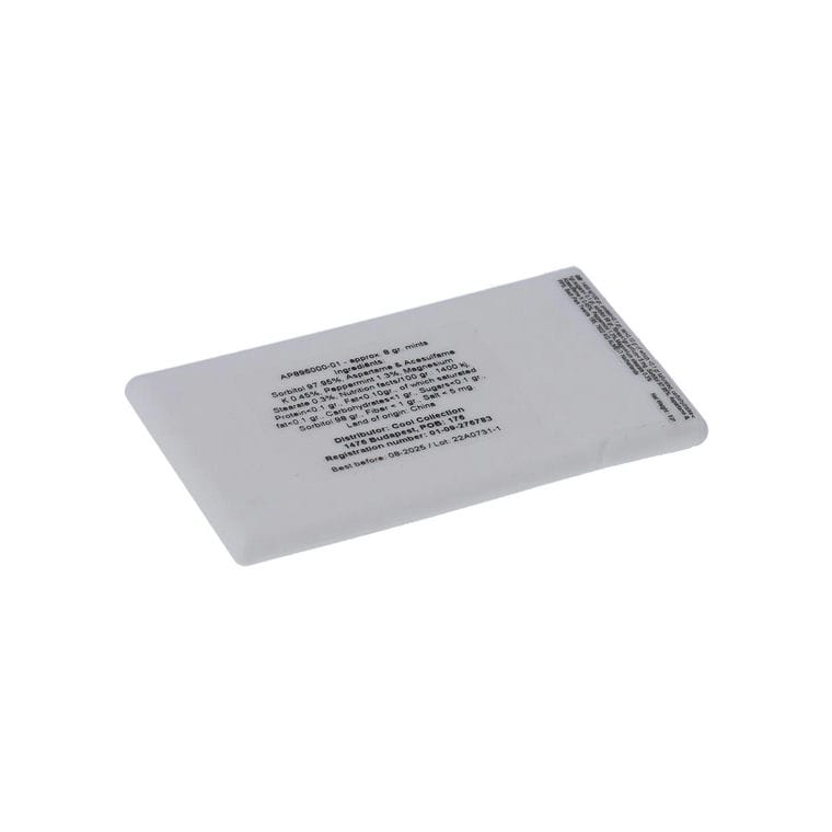 Cutie bomboane mentolate Card alb