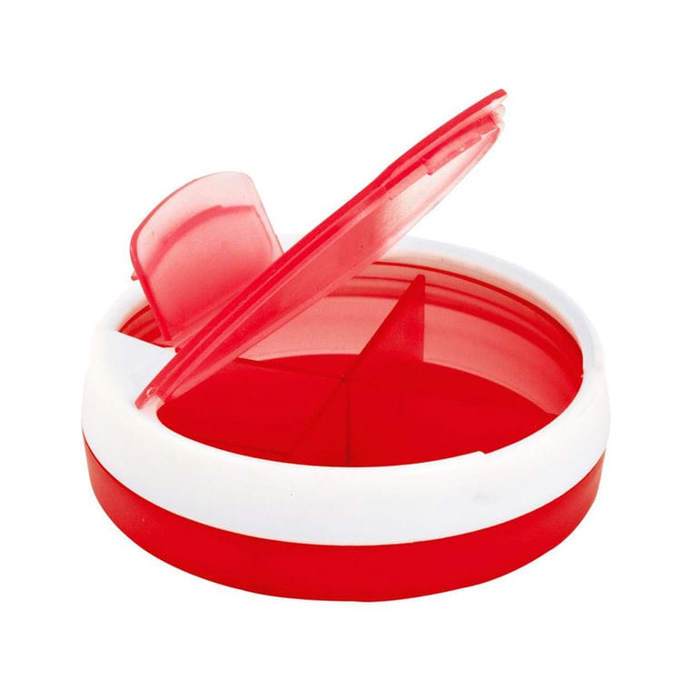 Cutie pentru medicamente Pillport roșu