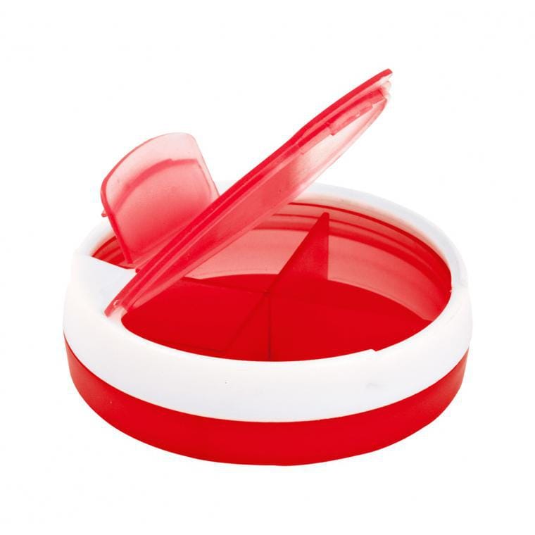 Cutie pentru medicamente Pillport roșu