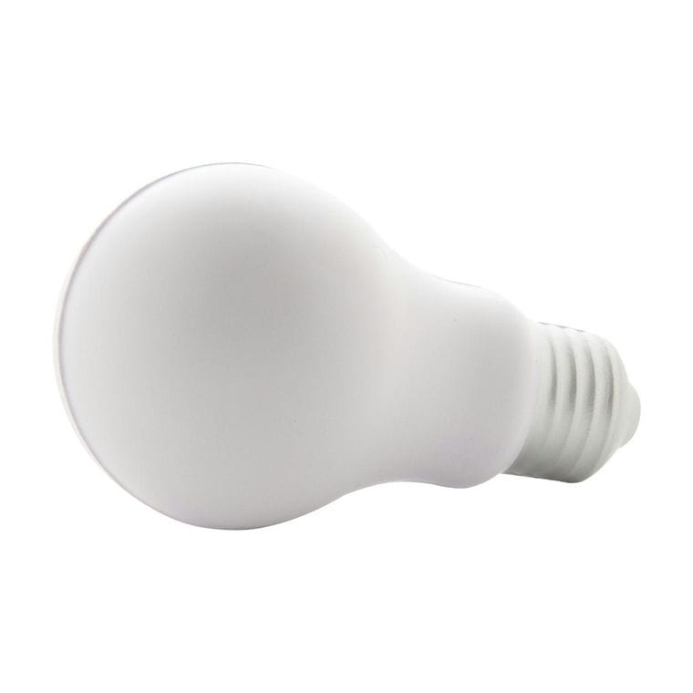 Minge antistress în formă de bec Kidea alb