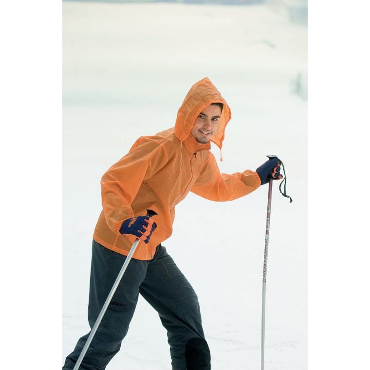 Haină de ploaie Grid portocaliu M-L