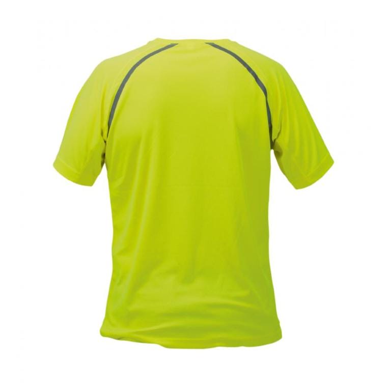 Tricou Fleser galben fosforescent gri închis M