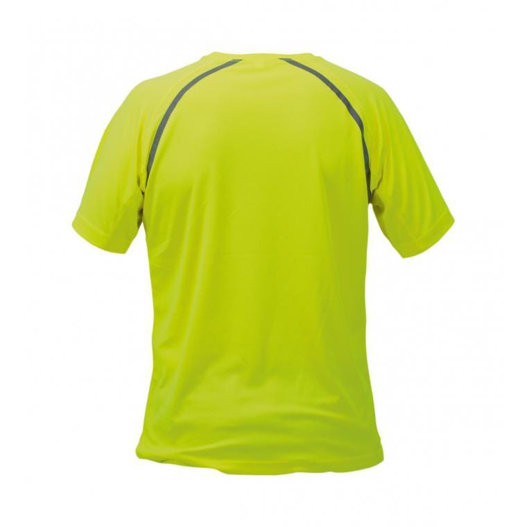 Tricou Fleser galben fosforescent gri închis M