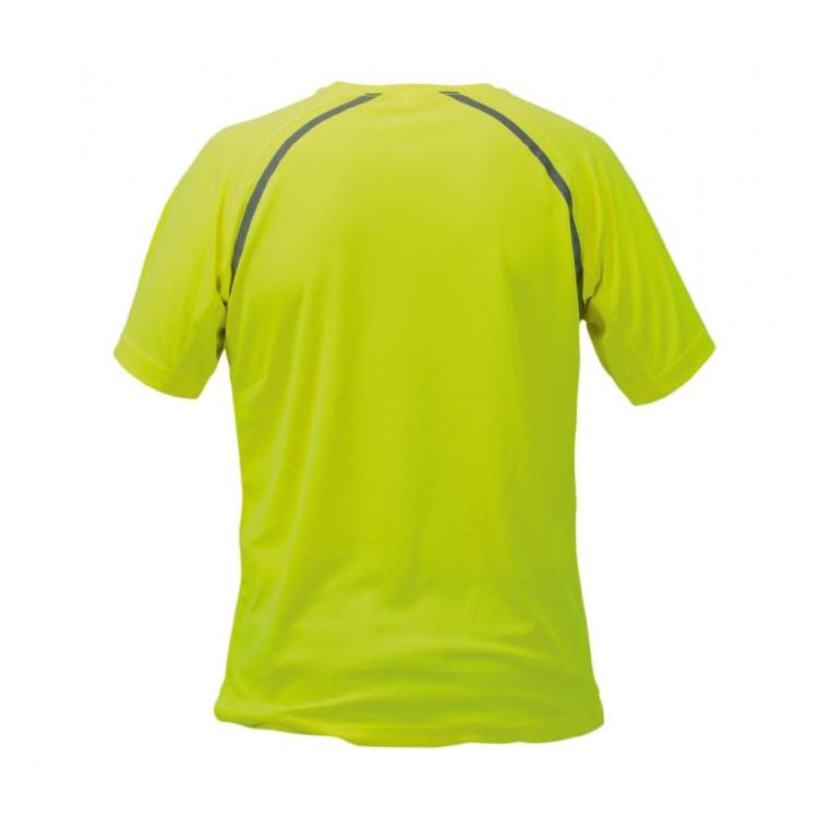 Tricou Fleser galben fosforescent gri închis XL