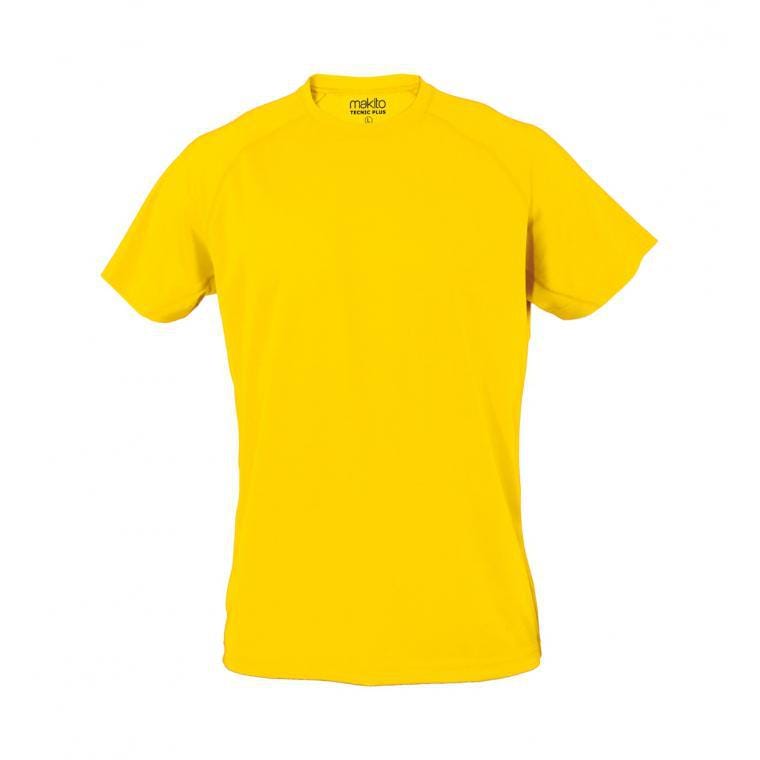 Tricou adulți Tecnic Plus T galben XL