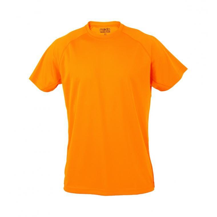 Tricou adulți Tecnic Plus T portocaliu fosforescent L