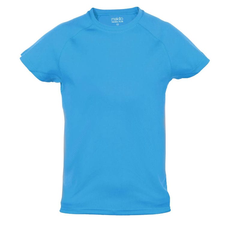 Tricou copii Tecnic Plus K albastru deschis 6-8