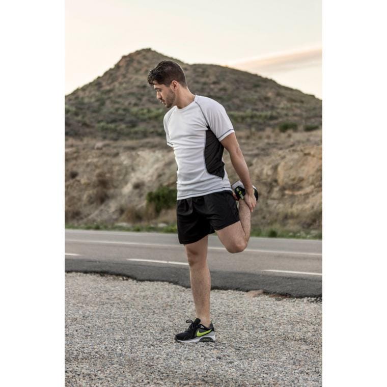 Tricou Combi negru alb S