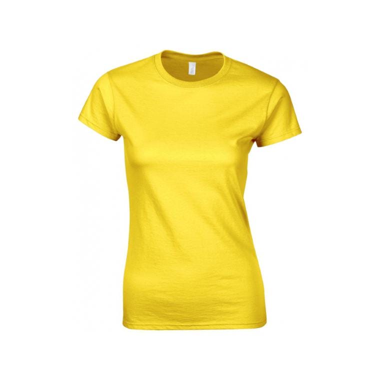 Tricou damă Softstyle Lady galben XL