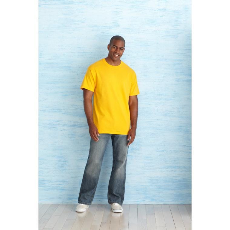 Tricou adulți Heavy Cotton galben S