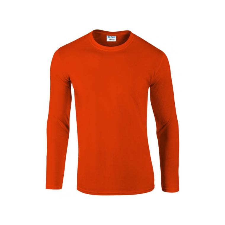 Bluză Softstyle Long Sleeve portocaliu