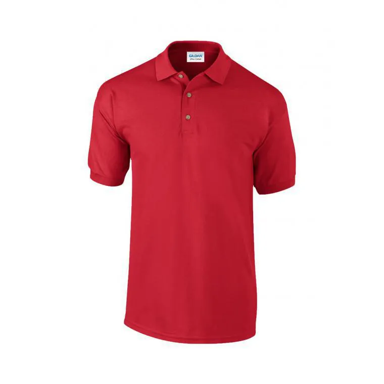 Tricou polo adulți Ultra Cotton roșu S