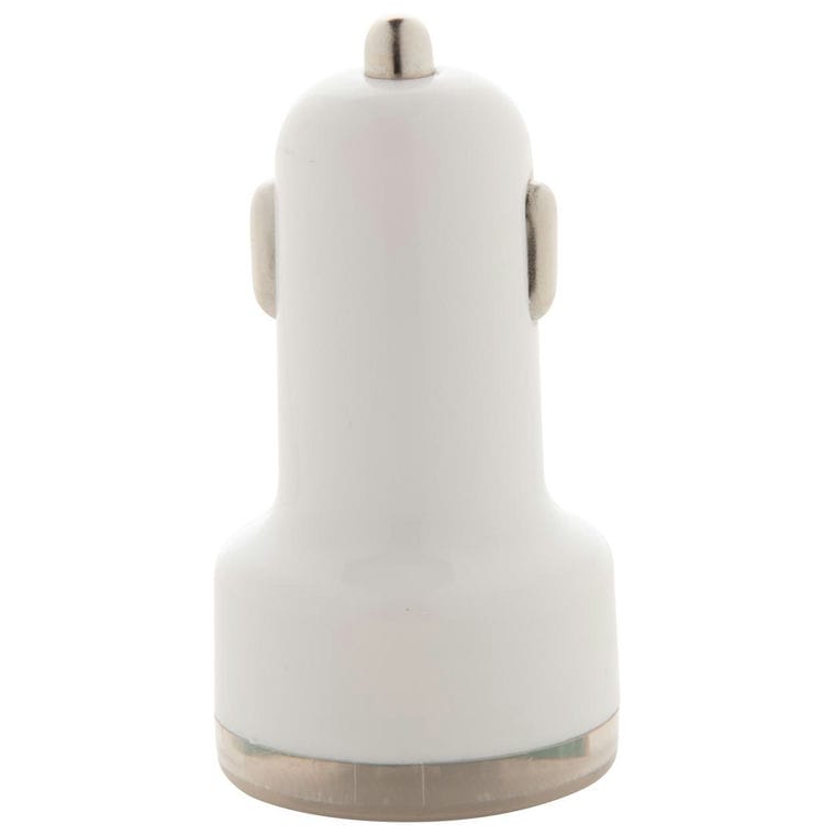 Încărcător auto Denom alb