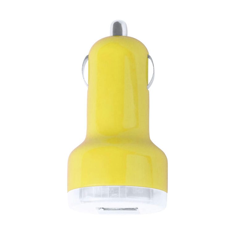 Încărcător auto Denom galben