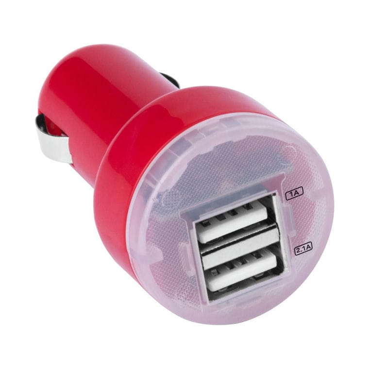 Încărcător auto Denom roșu