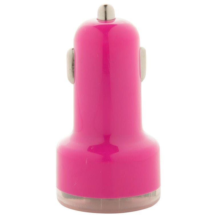 Încărcător auto Denom roz