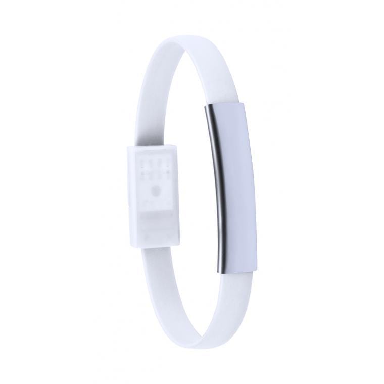Brățară încărcător USB Beth Alb