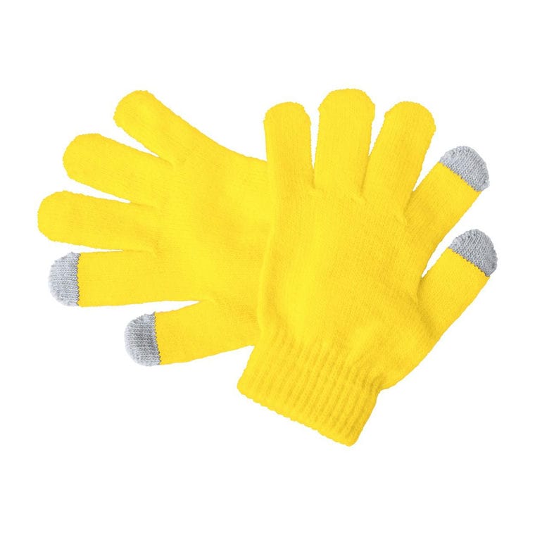 Mănuși touch pentru copii Pigun Galben