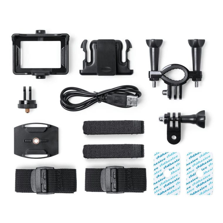 Cameră video sport Komir alb negru