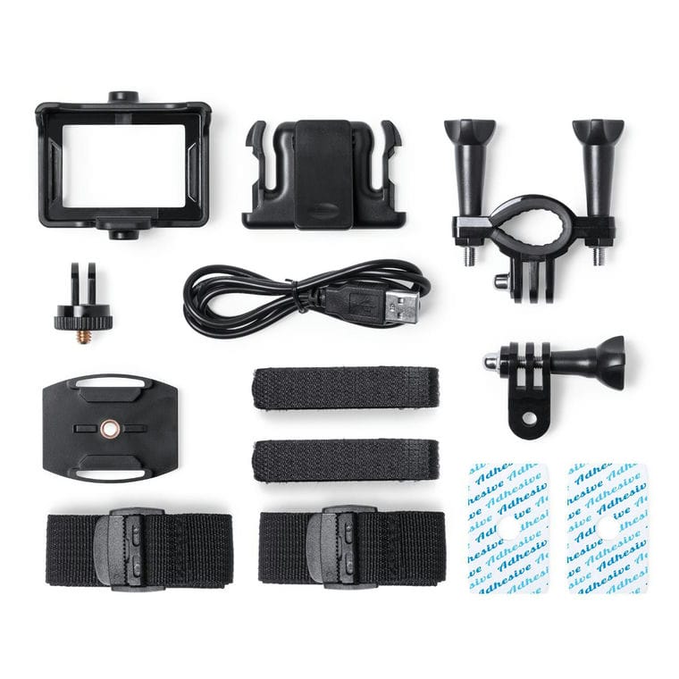 Cameră video sport Komir alb negru