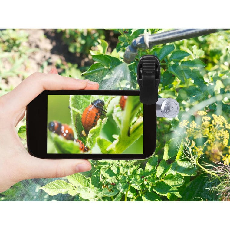 Microscop pentru telefon mobil Dicson 60X alb negru