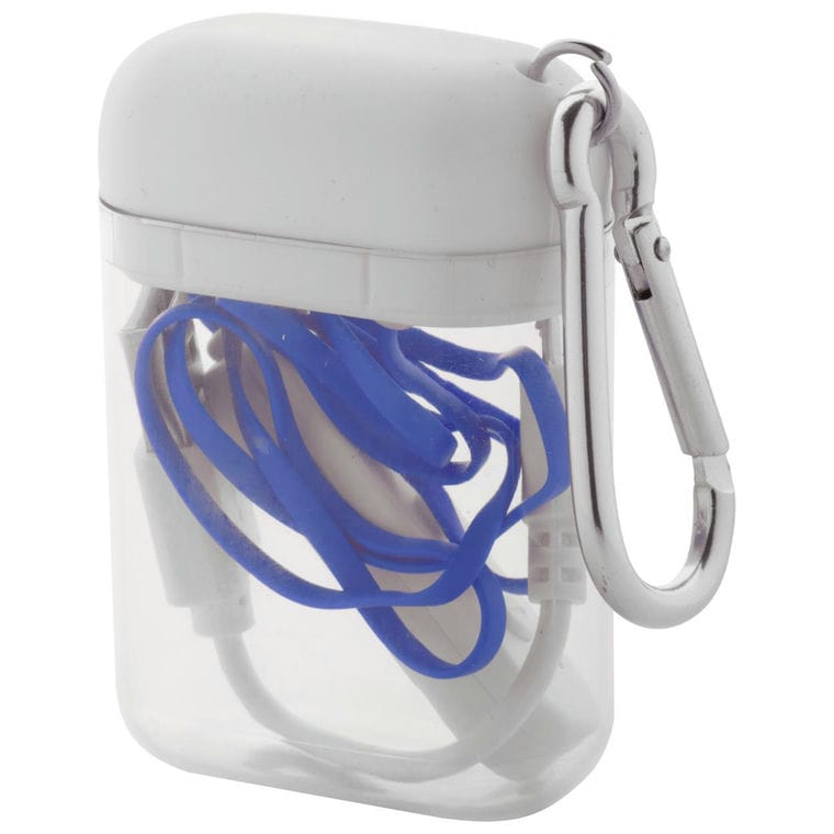 Căști Stepek albastru alb