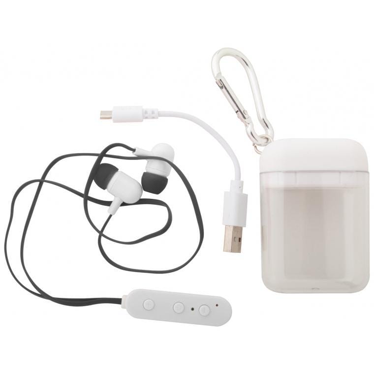 Căști Stepek negru alb