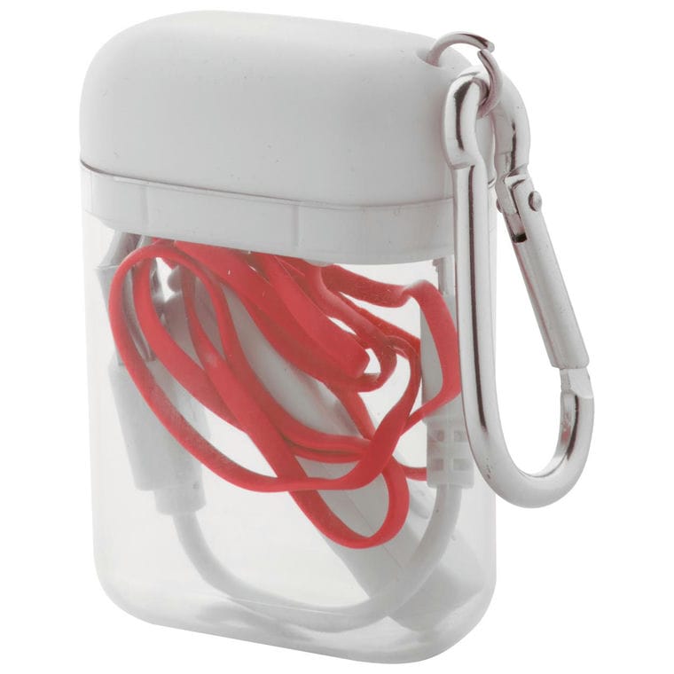 Căști Stepek roșu alb