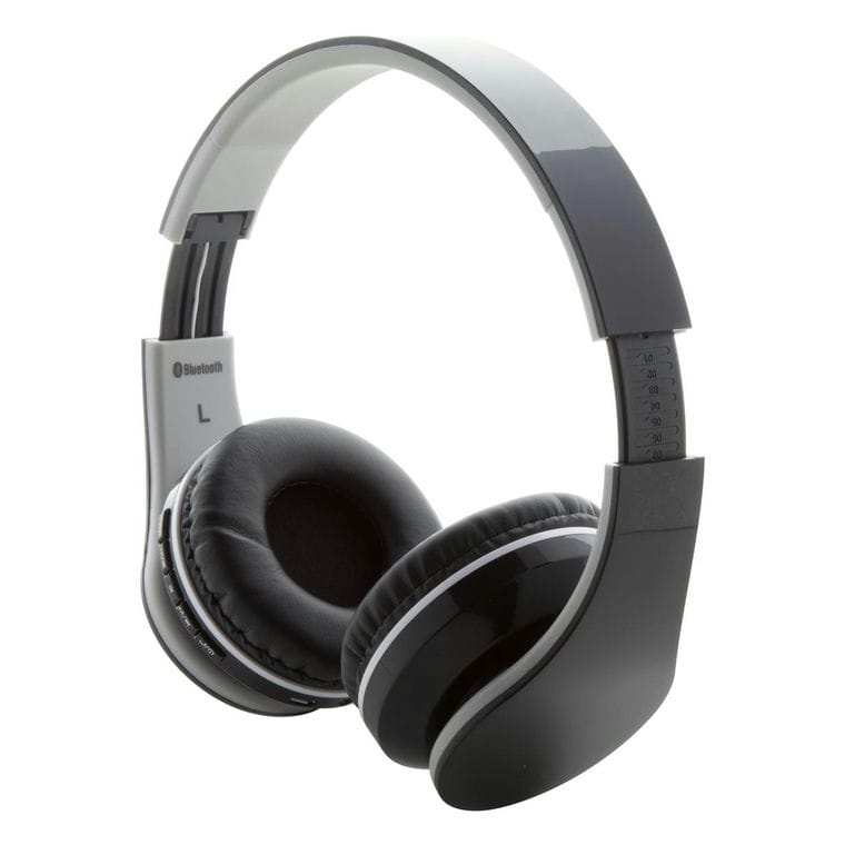 Căști cu bluetooth Tempo negru alb