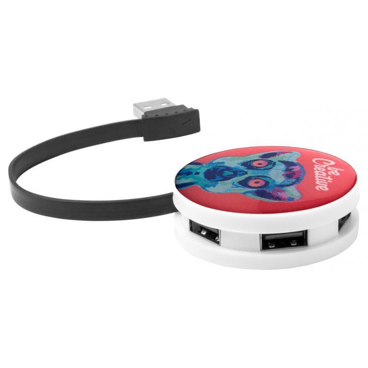 Hub USB Niyel negru alb
