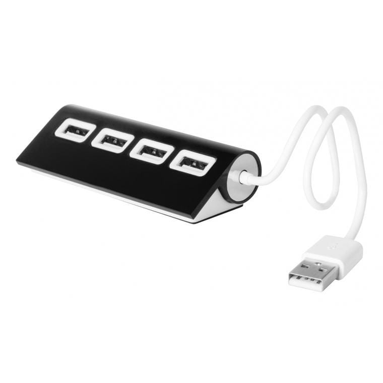 Hub USB Wudge negru alb