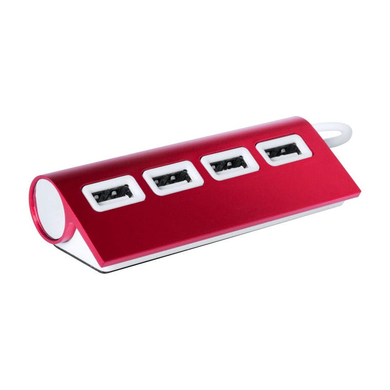 Hub USB Wudge Roșu