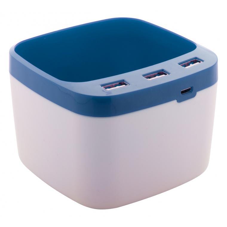 Suport pixuri Warger albastru alb