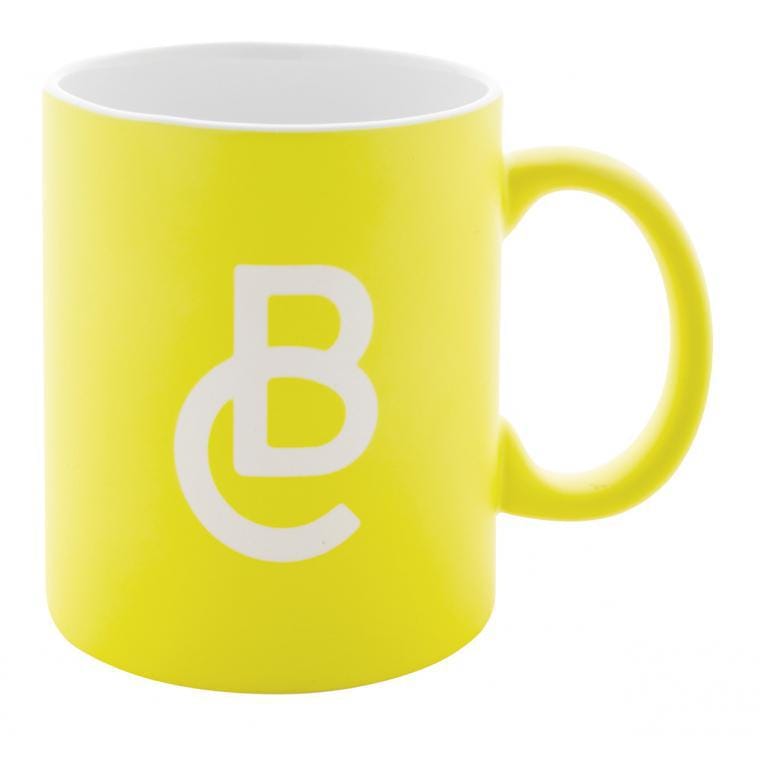 Cană Covory galben alb