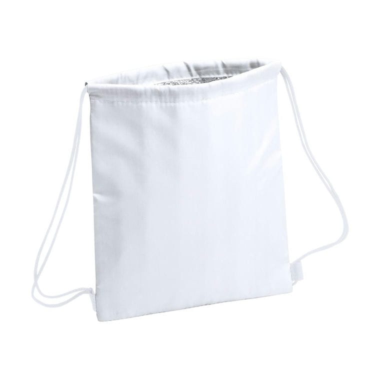 Geantă drawstring termoizolantă Tradan alb