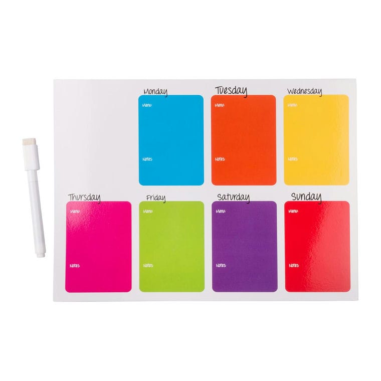 Noteboard magnetic Nietix multicolor