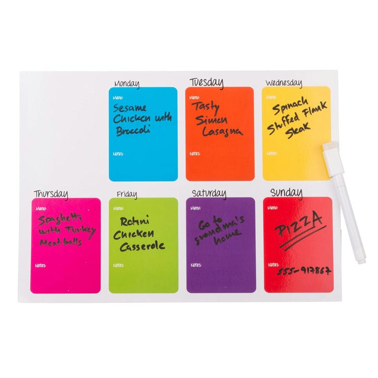 Noteboard magnetic Wefri multicolor